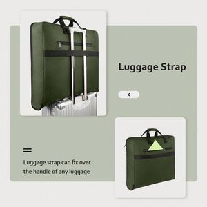 Free Sample Garment Bags for Travel, <b>Carry</b> on Garment Bag with Shoulder <b>Strap</b>, Foldable Suit Travel Bags for Men - Product Image 2