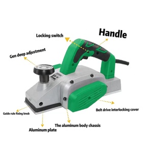 Raboteuse électrique multifonctionnel, matériel de bricolage pour le travail du bois, 650W, imperméable, avec motif de 82mm, bon marché - Product Image 2