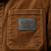 Étiquettes personnalisées en cuir PU écologique avec logo, pressées à chaud, pour jeans et vêtements, à coudre, fabricant OEM