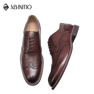Custom Made Luxury Official Business Brown Leather Shoes for <strong>Men</strong> - Product Image 2