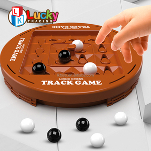 LK Toys <span class=keywords><strong>Rail</strong></span> Logic Chess Pair Battle Black and White Go Children's Thinking Training Brain Boosting Intelligence Board Game Toys - Product Image 3