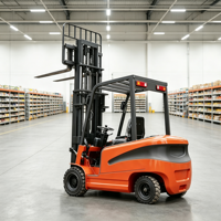 Chariot élévateur électrique industriel 1,5 tonne 2 tonnes 3 tonnes Batterie au lithium Certifié CE Conception compacte Utilisation en supermarché et entrepôt