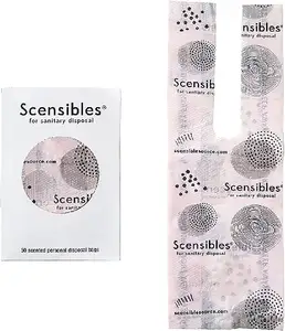 Scent Hygiene Bags Discreet Waste Disposal for Adult Briefs and Feminine Products