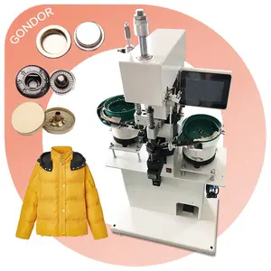 Electric Automatic Eyelet Buttonhole Snap Plastic Button Press Pressing Attaching Make Machine Price