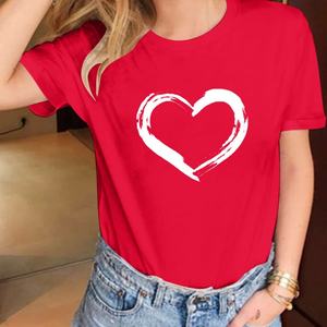 Camisetas Casuales Transpirables de Manga Corta con Cuello Redondo y Logotipo Estampado, 170 Gsm, 100% Algodón Tejido, para Mujer, Venta al Por Mayor, Personalizadas - Product Image 2