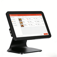 Système de point de vente (POS) avec écran tactile de 15,6 pouces, Windows 10, processeur Intel I5, 8 Go de RAM, 128 Go de stockage, imprimante thermique, caisse enregistreuse haute résolution