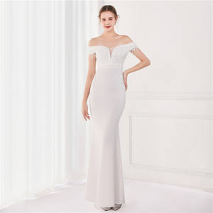 S3710F Envío Directo <span class=keywords><strong>2022</strong></span> Disfraz de belleza de lentejuelas largas de alta calidad Banquete Vestidos de noche de talla grande para grasa W - Product Image 5