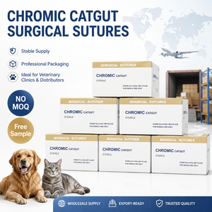 Suturas <span class=keywords><strong>de</strong></span> Catgut Crómico Veterinario <span class=keywords><strong>de</strong></span> Alta Calidad, Hilo Quirúrgico Absorbible Estéril para Mascotas - Product Image 6