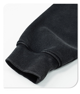 Felpa con Cappuccio Personalizzata con Stampa Scheletro, Stile Gotico Punk Streetwear, Vintage Lavato Nero Oversize per Uomo - Product Image 2