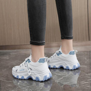 Nueva Tendencia 2026: Mocasines con Cordones para Mujer, Aumentan la Estatura, Casuales, Transpirables, Impermeables, Antideslizantes, Deportivos, para Invierno, Otoño y Verano - Product Image 4