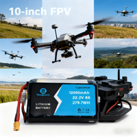 Paquete de Baterías de Estado Sólido Sinxpower 6S3P INR21700 22.2V 12600mah P42A 10C, 800 Ciclos, -20/65, para Drones FPV de 7-10 Pulgadas