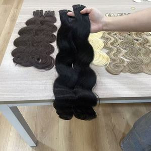 Extensions per capelli umani con clip in PU a doppia trama, senza cuciture, non trattati, 100% brasiliani, per grossisti - Product Image 6