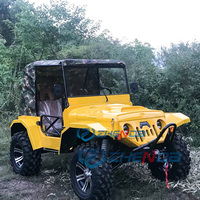 Le plus populaire voiture Jeep Buggy voiture 4x4 Mini Jeep Willys électrique tout-terrain Go Kart pour les loisirs et l'utilisation de la ferme en vente