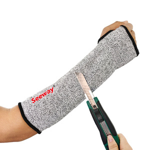 Seeway résistant aux coupures HPPE <span class=keywords><strong>avant</strong></span>-<span class=keywords><strong>bras</strong></span> garde <span class=keywords><strong>bras</strong></span> protecteurs manchons de travail de <span class=keywords><strong>protection</strong></span> avec trou pour le pouce fonction <span class=keywords><strong>anti</strong></span>-<span class=keywords><strong>coupure</strong></span> <span class=keywords><strong>Protection</strong></span> alimentaire - Product Image 1