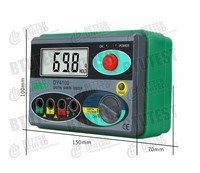 Ground Resistance Tester Insulation Digital Meter Earth Ground Resistance Earth Resistance Tester