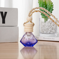 Parfum de voiture coloré 8ML pour climatiseur diffuseur de désodorisant en pvc corde de bouteille vide
