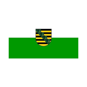 Drapeau AZ <span class=keywords><strong>SAXONY</strong></span> Allemagne Patriotique 3' X 5' (90x150cm) Bannière Chine - Product Image 1