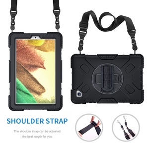 Étui de protection robuste en caoutchouc antichoc pour Samsung Galaxy Tab A7 Lite 2021, avec sangle de main et bandoulière - Product Image 2
