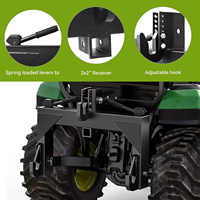 Attelage rapide à 3 points pour tracteur de haute qualité Ambull Factory, robuste, avec adaptateur d'attelage de remorque à récepteur de 2 pouces
