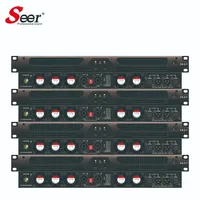 Amplificateur de puissance professionnel Seer CA-2.1S 2 canaux classe D 2x1000W, 2-8 ohms, châssis métallique pour montage en rack, idéal pour les lieux événementiels