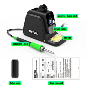 80W Soldering Station LED Digital Display Adjustment And Repair 110V Electric Solder Iron 220V Portable Tin Welding Tools