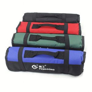 Bolsa Enrollable para Herramientas Personalizada, Bolsa Multifuncional de Tela para Llaves, con Múltiples Bolsillos para Todo Tipo de Reparaciones Electrónicas - Product Image 1