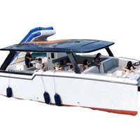 Nouveau bateau de pêche au bar en alliage d'aluminium multifonctionnel Profisher OG-Y233, recommandé pour la pêche en haute mer et la pêche sportive