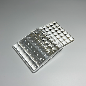 عدسة محدبة مخصصة من البوروسيليكات لتقنية الواقع الافتراضي بتقنية تجميع الأضواء (MLA) مع دعم التصنيع حسب الطلب (OEM) وعدسة مركبة على شكل عين الذبابة - Product Image 2