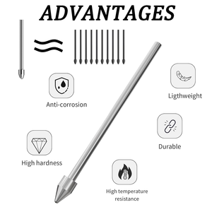 Embouts métalliques de remplacement pour <span class=keywords><strong>Samsung</strong></span> Galaxy Tab S10+/S9/S9FE+/S8/S7/S7 FE/S6/S6 Lite, embouts de remplacement pour stylet S avec outils - Product Image 4
