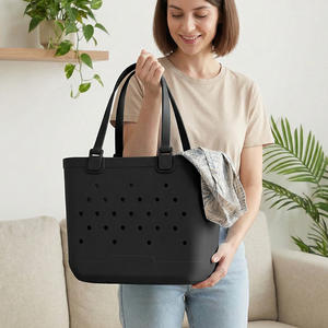 Borsa <span class=keywords><strong>da</strong></span> Spiaggia in EVA Personalizzabile, Nuova Tendenza, Impermeabile, Morbida, Ecologica, in Gomma Siliconica, Grande Capacità, per Donne - Product Image 1