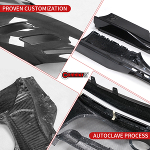 Kit carrosserie en fibre de carbone sèche de style SF90XX pour Ferrari SF90 : pare-chocs avant et arrière, ailes, jupes latérales – Qualité supérieure - Product Image 2