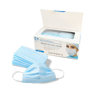 Großhandel Vlies Masker 3-lagige Gesichts maske Schwarz Kunden spezifische chirurgische Maske Einweg-Gesichts maske medizinisch - Product Image 6