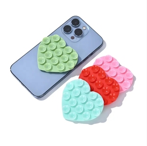 <span class=keywords><strong>2025</strong></span> mới nhất dễ thương tim Silicone điện thoại di động chủ cốc hút bàn khung Tương thích với tất cả các điện thoại di động - Product Image 5