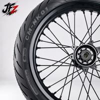Kit de roues de route 17 pouces pour Sur-Ron Light Bee 2ème génération 2026, moyeu en aluminium CNC, amélioration Supermoto 100/80-17 130/70-17, kit de modification pour E-Bike