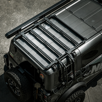 Kit de barres de toit en alliage d'aluminium de haute qualité pour Bronco Overland, installation facile, capacité de 100 kg, pour le camping et la route