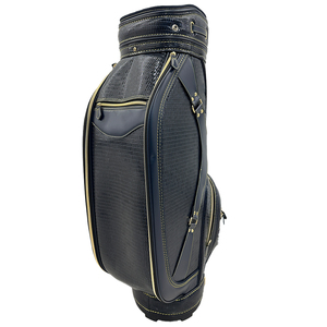 Chengsheng Oem/Odm Synthetische Pu Leer Rood Zwart Standaard Tour Golfpersoneel Tas Met Aangepaste Logo - Product Image 3