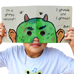 Tùy Chỉnh Vui Bản Quyền Cấp Phép Trước Khi Đi Ngủ Nhìn Tôi Cuốn Sách I'm Một Con Quái Vật Lỗ Mặt Nạ Mặt Hội Đồng Quản Trị Cuốn Sách Cho Bé Trẻ Em - Product Image 4