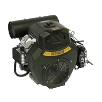 Motor de Gasolina Loncin de Servicio Pesado, 15.5KW, 21HP, Bicilíndrico en V, 740cc, OHV, 4 Tiempos, Refrigerado por Aire, Arranque Eléctrico, para Maquinaria Industrial