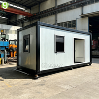 Casa Contenedor de Estructura de Acero Galvanizado Goeasy, Casa Modular Prefabricada con Panel Sándwich