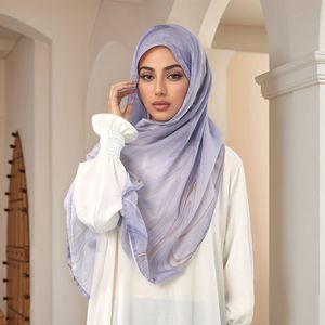 Nouvel arrivage : <span class=keywords><strong>Foulard</strong></span> musulman pour <span class=keywords><strong>femme</strong></span> de Malaisie, grande taille, châle imprimé floral aquarelle, en coton, lin et modal, hijab 180*70cm - Product Image 6