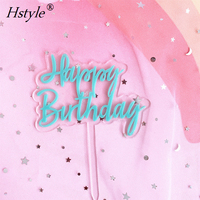 Glücklich Geburtstag Kuchen Topper Acryl Cupcake Topper für Verschiedene Geburtstag Kuchen Dekorationen PQ262