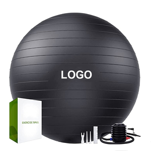 Bóng tập thể dục PVC siêu dày kiểu Thụy Sĩ, chịu lực cao, dùng làm ghế tập <span class=keywords><strong>yoga</strong></span>, in logo tùy chỉnh, phong cách thể dục thể thao - Product Image 3