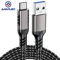 Kabel USB A ke USB C, Transfer Data USB 3.2 10Gbps dan Pengisian Cepat 60W 3A, Kabel Panjang untuk iPhone 15/15 Pro Max, Android Samsung
