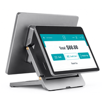 Wholesale Dual Screen 15.6'' and 11.6'' Pos Terminal Restaurant windows I5 Cash Register Wifi Retail Pos System Machine
