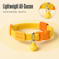 Collier élastique pour chat, réglable, extensible, à libération rapide, anti-évasion, en polyester doux, sans dommages pour les poils, pour chats, chatons, petits chiens