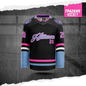 Maillots de hockey sur glace miniatures personnalisés et bon marché pour équipe BETHERIVAL - Product Image 5