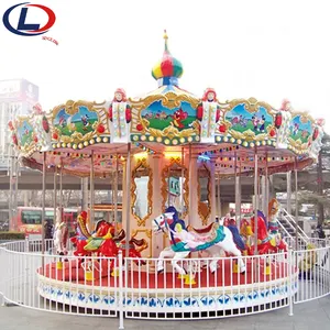Fairground Playground Equipment Antique Large Musical Merry Go Round Carousel for sale