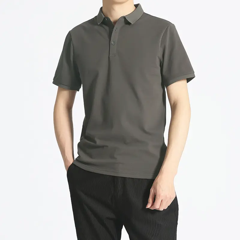 कस्टम पुरुषों हेवीवेट कपास मूल खाली पोलो शर्ट कस्टम कढ़ाई लोगो उच्च गुणवत्ता वाले पोलो शर्ट