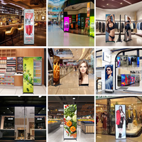 Écran d'affichage LED pliable P2.5 IP65 étanche, résolution 4K, affichage LED portable pour exposition et événements