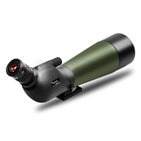 Télescope HD Dual Focus 20-60x80 Télescope coudé longue portée pour l'observation des oiseaux Chasse Tir à l'arc avec étui